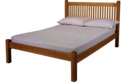 Avebury Small Double Bed Frame - Oak Stain